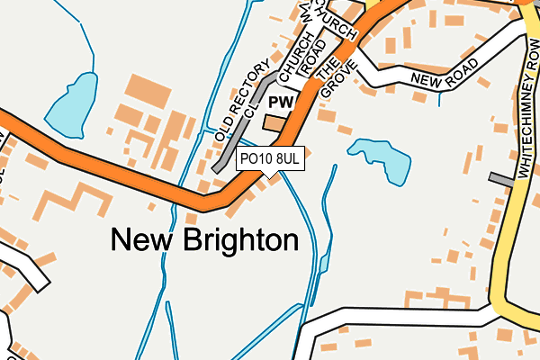 PO10 8UL map - OS OpenMap – Local (Ordnance Survey)