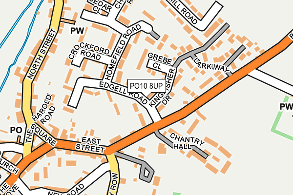 PO10 8UP map - OS OpenMap – Local (Ordnance Survey)