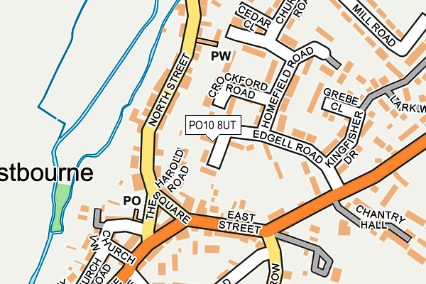 PO10 8UT map - OS OpenMap – Local (Ordnance Survey)