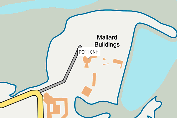 PO11 0NH map - OS OpenMap – Local (Ordnance Survey)