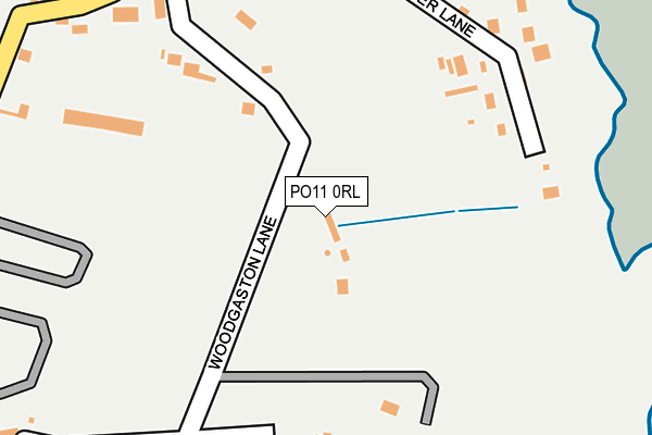 PO11 0RL map - OS OpenMap – Local (Ordnance Survey)