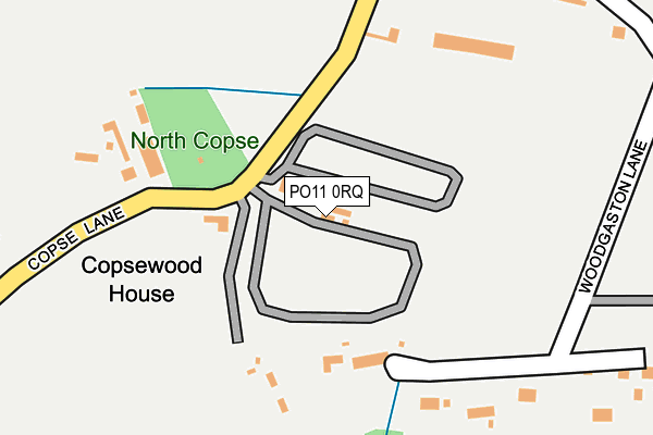 PO11 0RQ map - OS OpenMap – Local (Ordnance Survey)