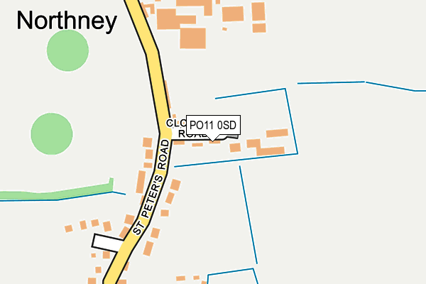 PO11 0SD map - OS OpenMap – Local (Ordnance Survey)