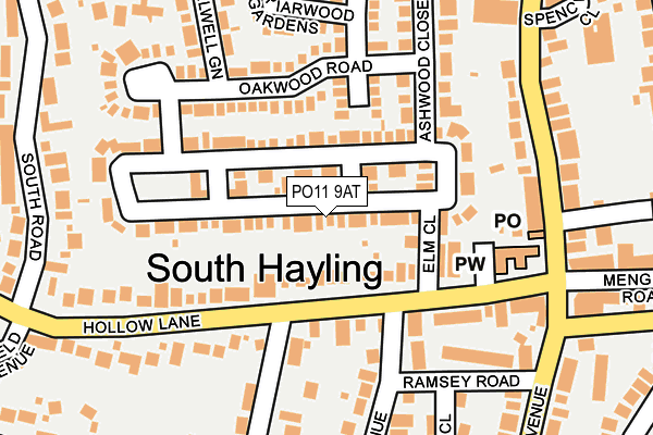 Map of C D W BUILDING SERVICES LIMITED at local scale