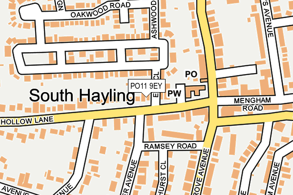 Map of GANDHI HAYLING LTD at local scale
