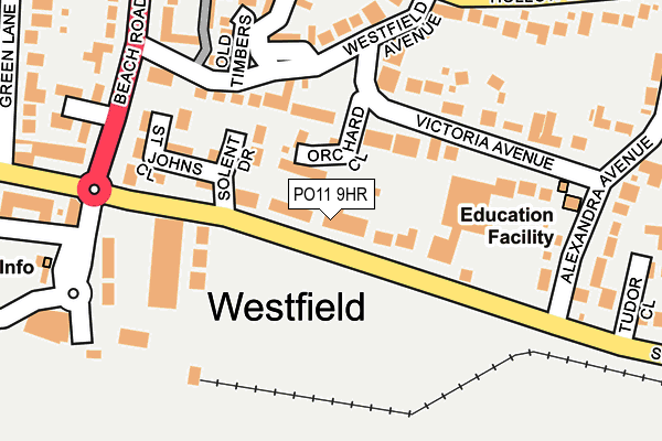 Map of STEUL THOMPSON LIMITED at local scale