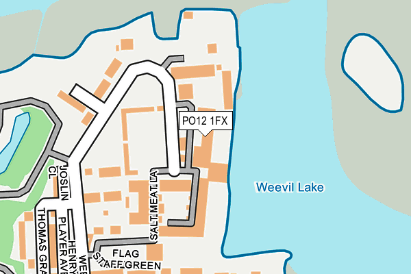 Map of LAVERSTOCK LIMITED at local scale