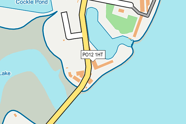 PO12 1HT map - OS OpenMap – Local (Ordnance Survey)