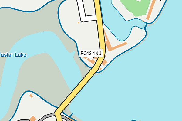 PO12 1NU map - OS OpenMap – Local (Ordnance Survey)