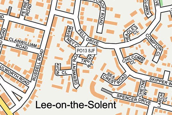 Map of EJ'S MOTOR SERVICES LIMITED at local scale