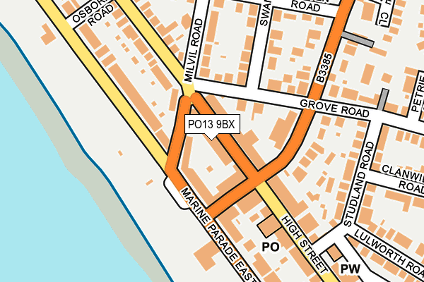 Map of PROPERTY ADDRESS LTD at local scale