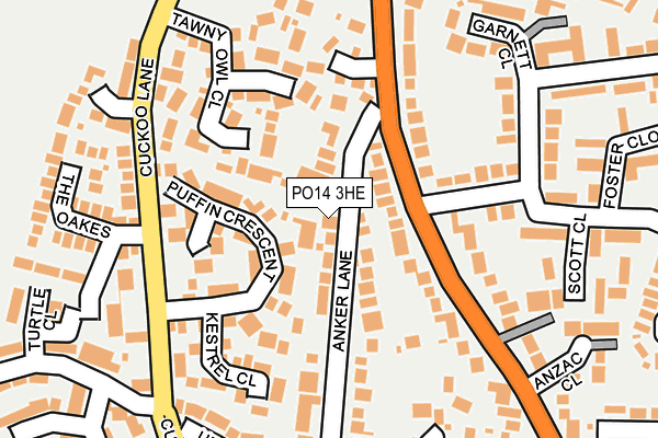 Map of HAYLEY RENOUF ART SERVICES LTD at local scale