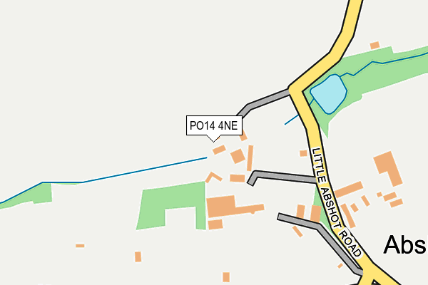 PO14 4NE map - OS OpenMap – Local (Ordnance Survey)