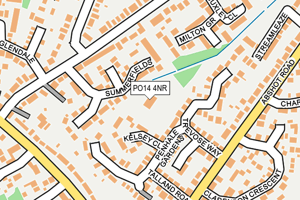 PO14 4NR map - OS OpenMap – Local (Ordnance Survey)