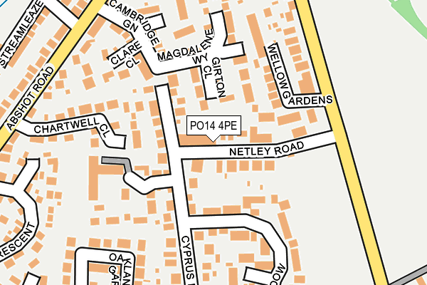 Map of ADAMS WASTE LIMITED at local scale