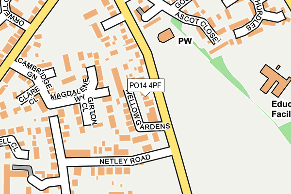 Map of HAMPSHIRE TATTOO REMOVAL LTD at local scale