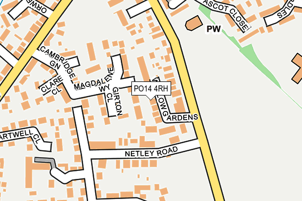 Map of J WAGNER LTD at local scale