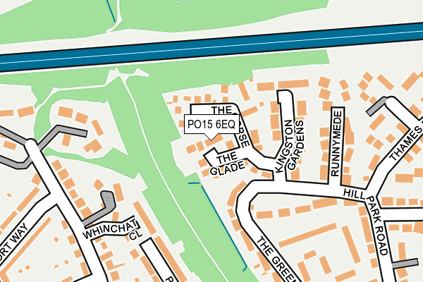 PO15 6EQ map - OS OpenMap – Local (Ordnance Survey)