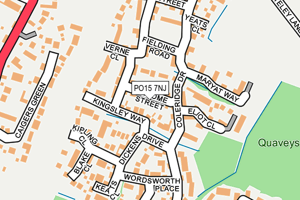 Map of VEECRAFT MARINE LIMITED at local scale