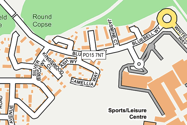 PO15 7NT map - OS OpenMap – Local (Ordnance Survey)