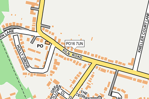 PO16 7UN map - OS OpenMap – Local (Ordnance Survey)