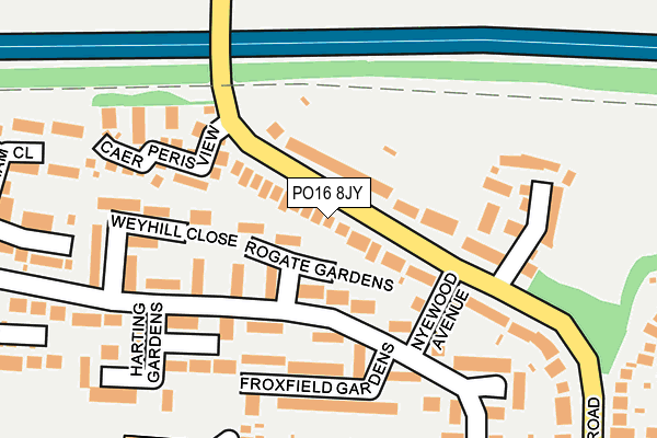 Map of MARINA PROPERTIES LIMITED at local scale