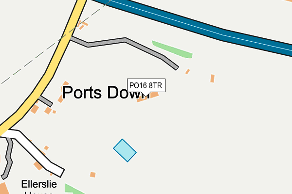 PO16 8TR map - OS OpenMap – Local (Ordnance Survey)