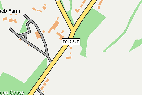 PO17 5NT map - OS OpenMap – Local (Ordnance Survey)