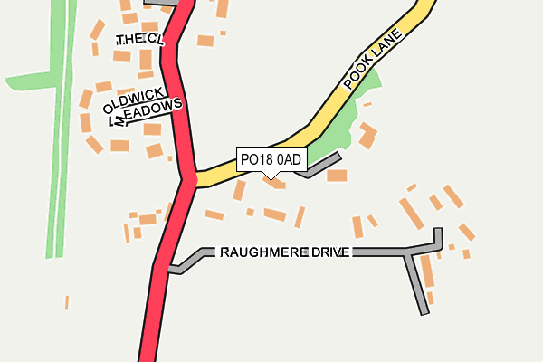 Map of MEADWAY ARCHITECTURAL DESIGN LTD. at local scale