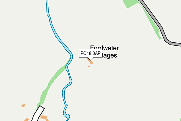 PO18 0AP map - OS OpenMap – Local (Ordnance Survey)