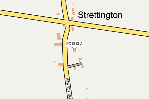 PO18 0LA map - OS OpenMap – Local (Ordnance Survey)