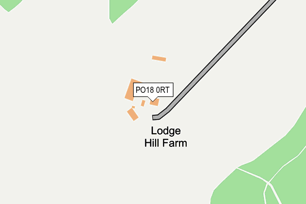 PO18 0RT map - OS OpenMap – Local (Ordnance Survey)