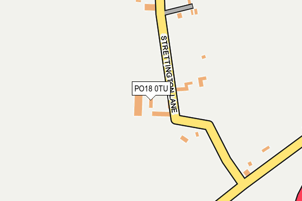 PO18 0TU map - OS OpenMap – Local (Ordnance Survey)