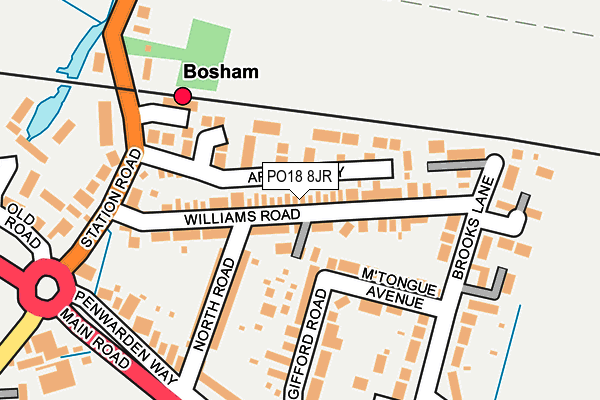 Map of BOSHAM GAS LTD at local scale