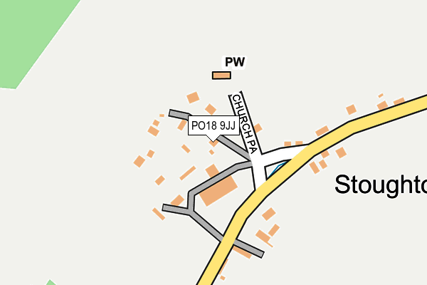 PO18 9JJ map - OS OpenMap – Local (Ordnance Survey)