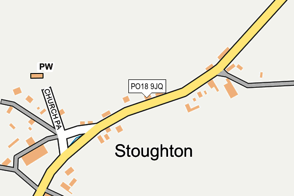 PO18 9JQ map - OS OpenMap – Local (Ordnance Survey)