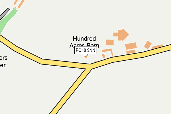 PO18 9NN map - OS OpenMap – Local (Ordnance Survey)