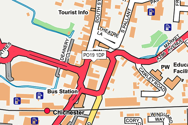 Map of CHELSHAM INVESTMENTS LTD at local scale