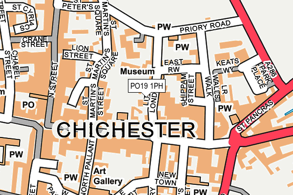 Map of BX PLANT LIMITED at local scale