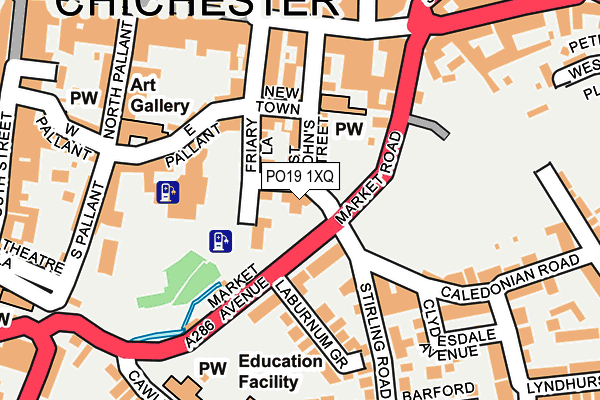 Map of CORNER HOUSE EASTERGATE LIMITED at local scale