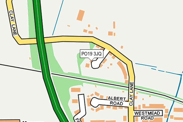 PO19 3JQ map - OS OpenMap – Local (Ordnance Survey)