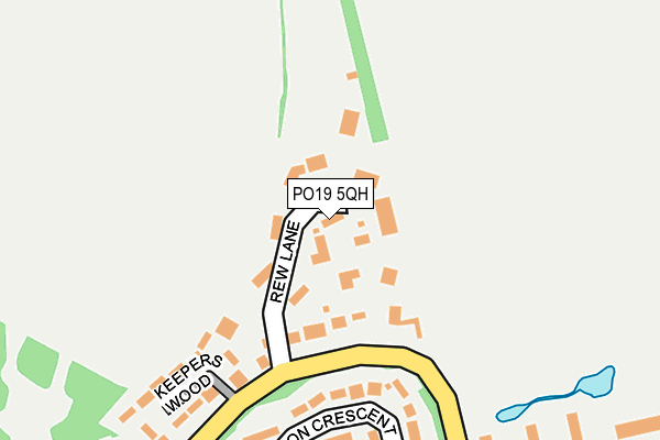 PO19 5QH map - OS OpenMap – Local (Ordnance Survey)