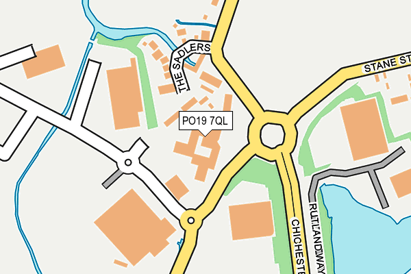 PO19 7QL map - OS OpenMap – Local (Ordnance Survey)