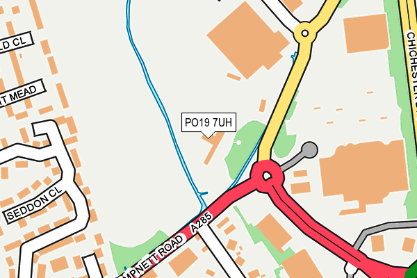 PO19 7UH map - OS OpenMap – Local (Ordnance Survey)