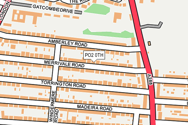 PO2 0TH map - OS OpenMap – Local (Ordnance Survey)