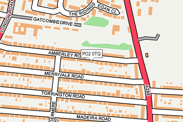 PO2 0TQ map - OS OpenMap – Local (Ordnance Survey)