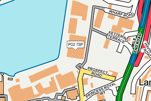 PO2 7SP map - OS OpenMap – Local (Ordnance Survey)