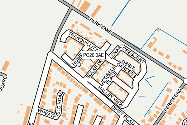 PO20 0AE map - OS OpenMap – Local (Ordnance Survey)