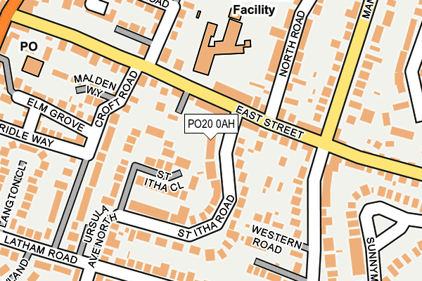PO20 0AH map - OS OpenMap – Local (Ordnance Survey)