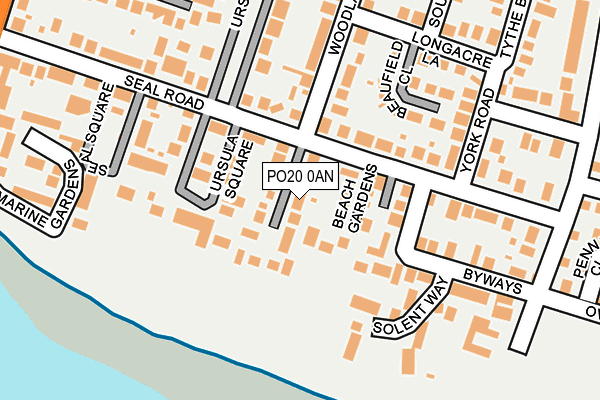 PO20 0AN map - OS OpenMap – Local (Ordnance Survey)